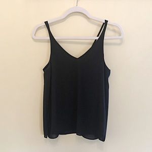 TOPSHOP Double-V Strap Back Tank 🖤 | Size 2